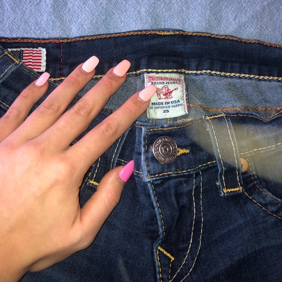 True Religon sz. 25 skinny jeans - Picture 3 of 3